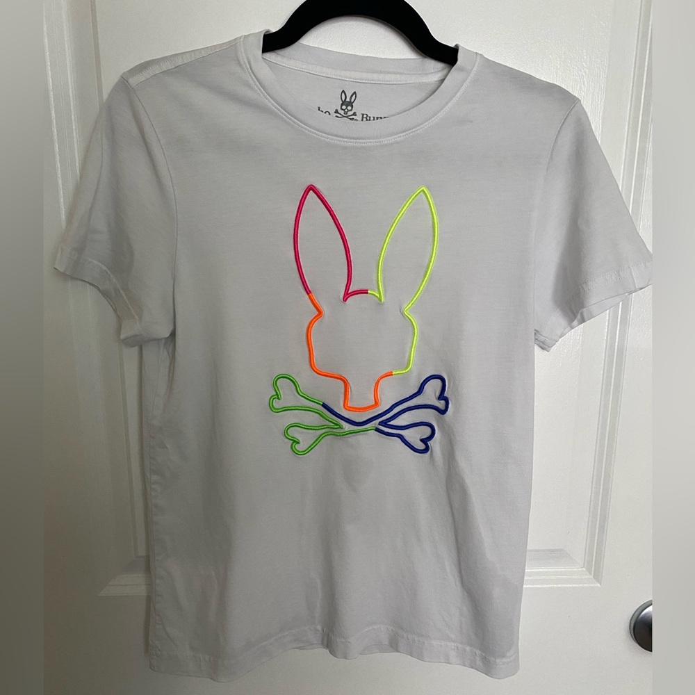 Psycho Bunny Leo White tee